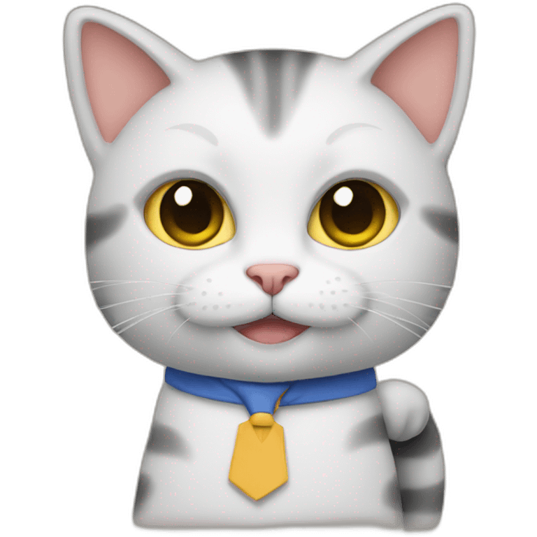 cat as a teacher emoji