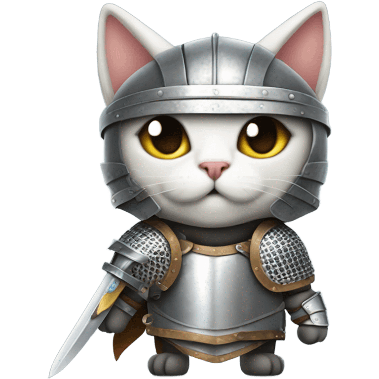 Knight cat emoji