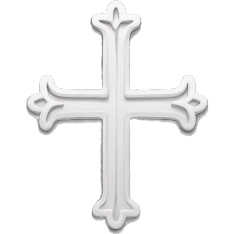 White cross emoji