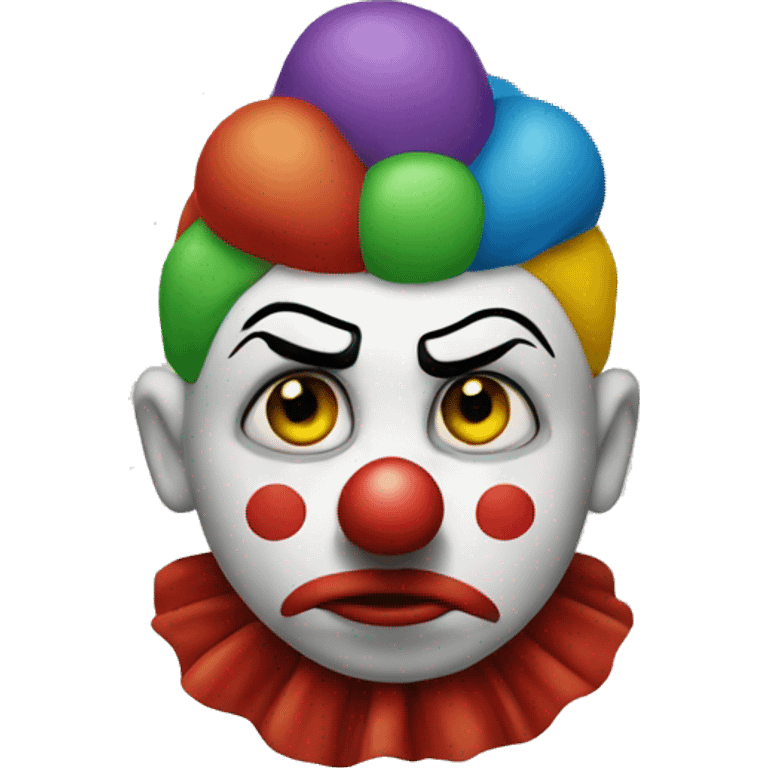 sad clown emoji