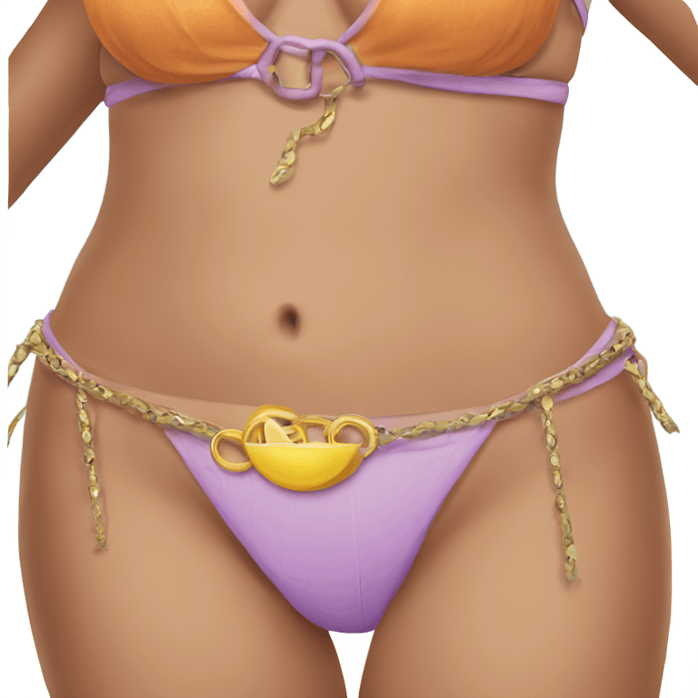 bikini with bracelets  emoji