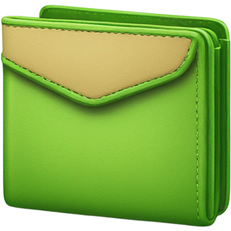 Green wallet  emoji