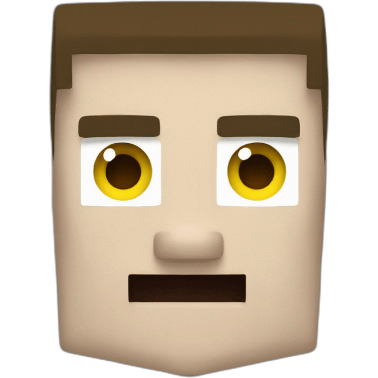 Tête Minecraft emoji