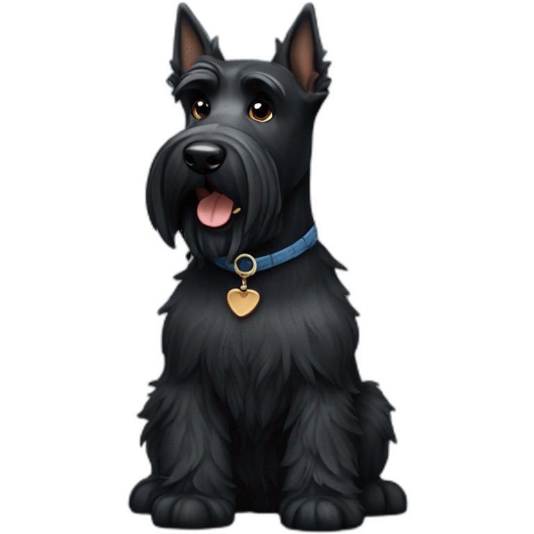 dog scottish terrier full body emoji