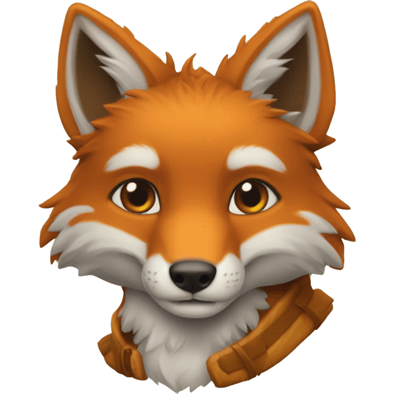 renard deguisee en robin des bois emoji