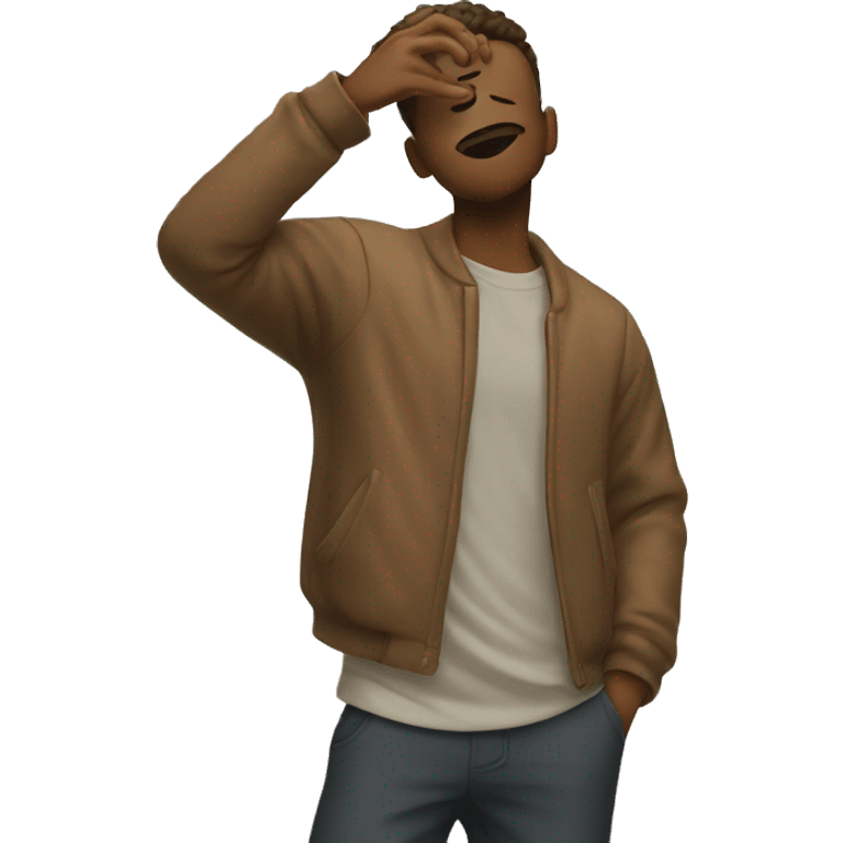 a guy do a dab  emoji