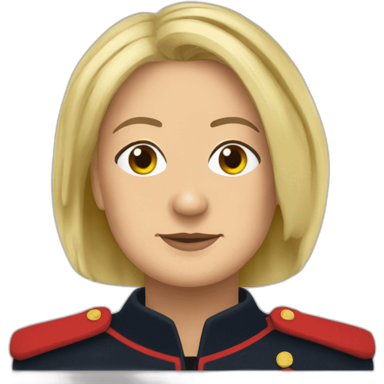 Marine le pen noire emoji