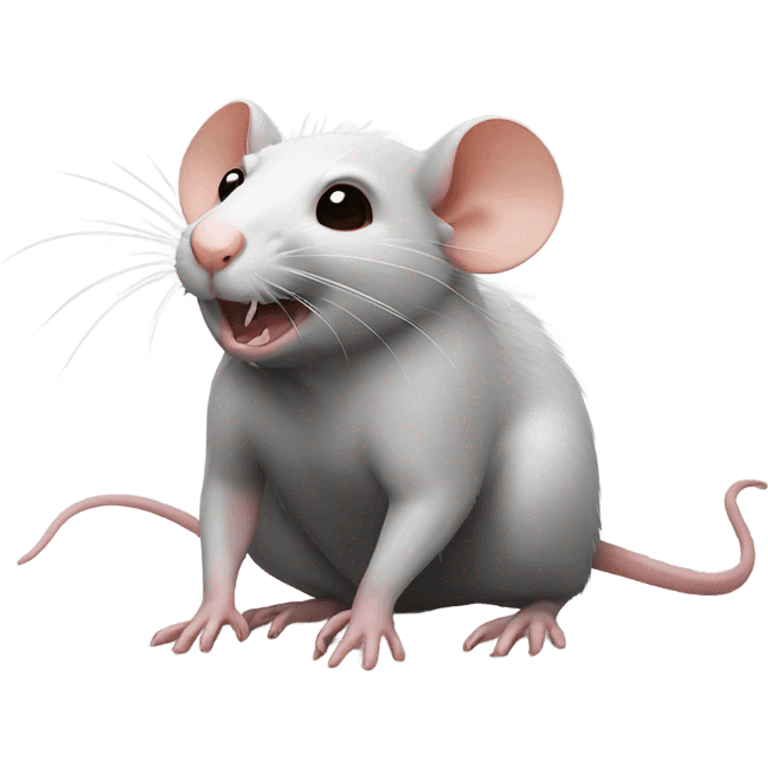 Rats with stitches emoji