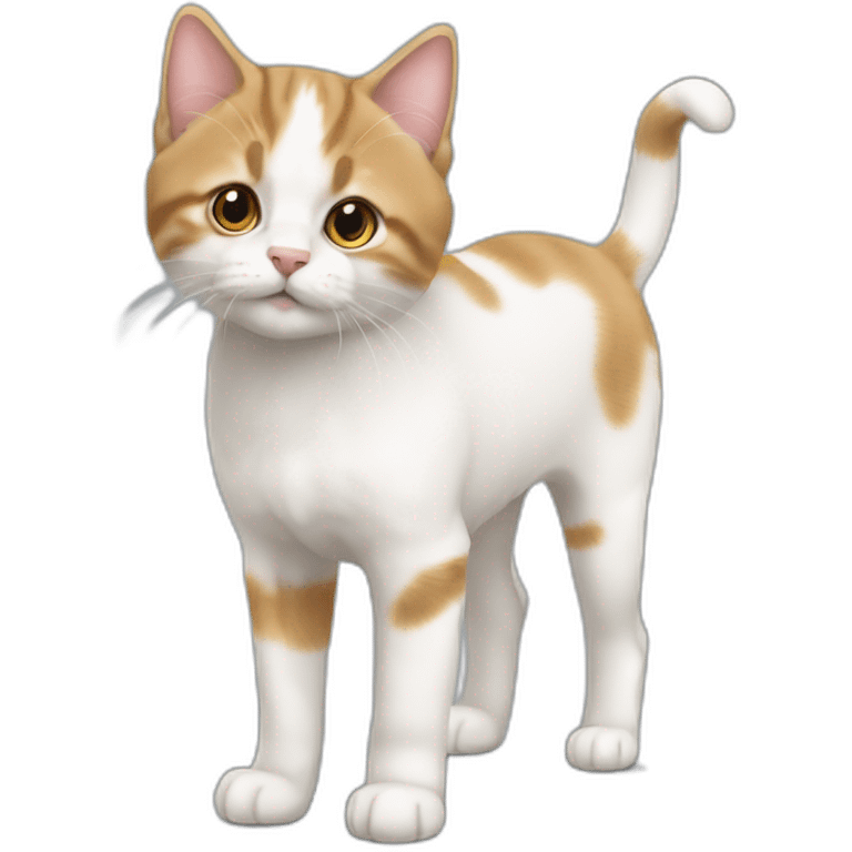 Chaton sur un chien emoji