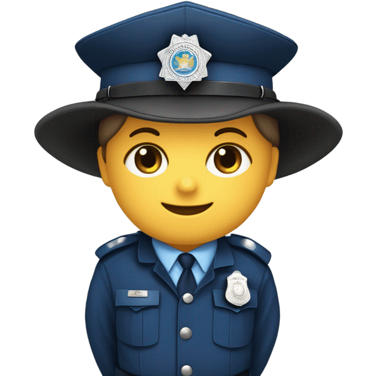 Mapache policia emoji