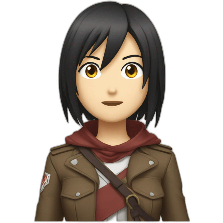 Mikasa ackerman emoji