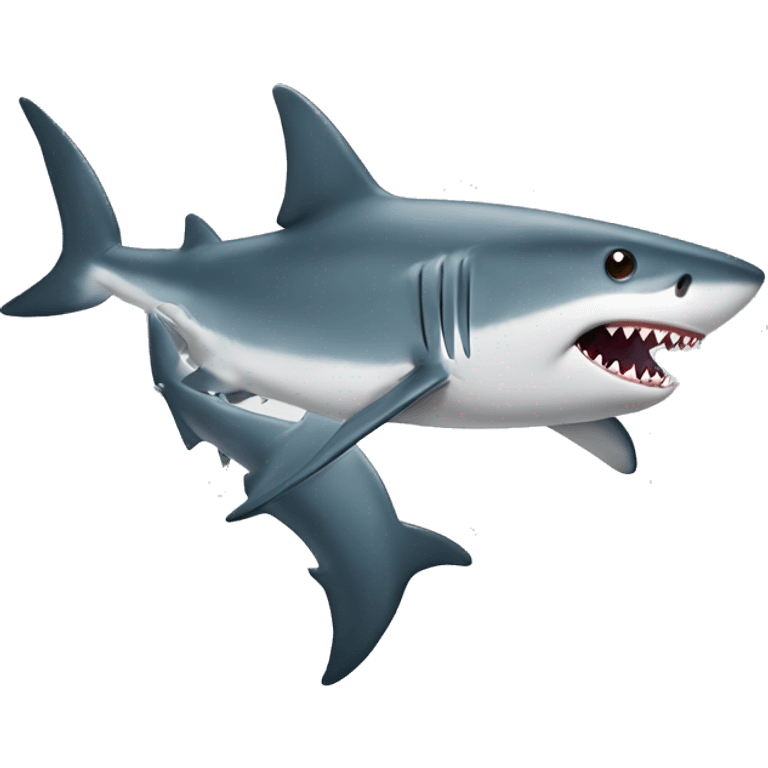 shark with a dreas emoji