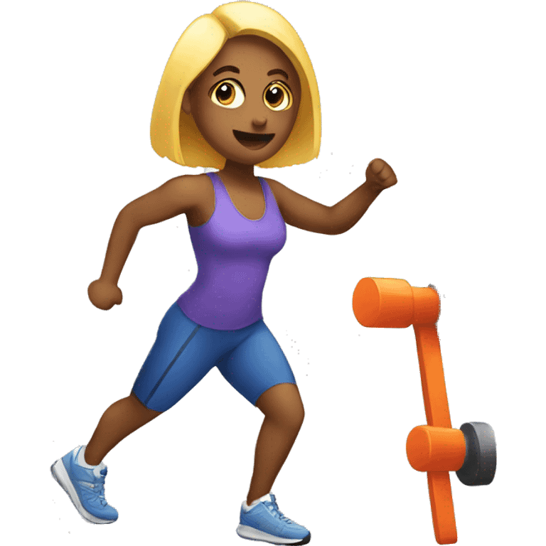 Work out  emoji