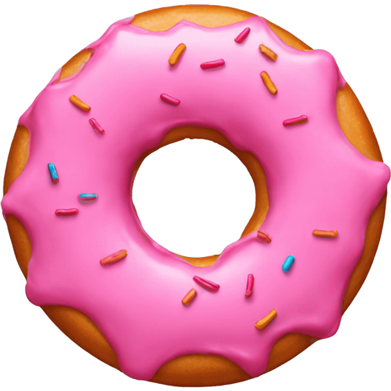 pink donut emoji