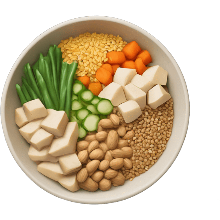 bowl of healthy food emoji