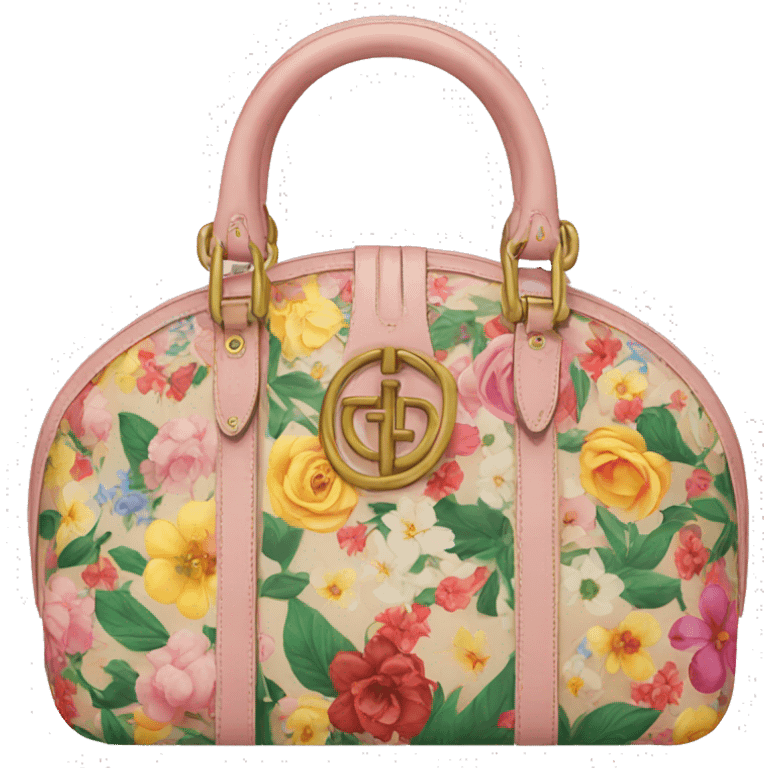 Floral Gucci bag  emoji