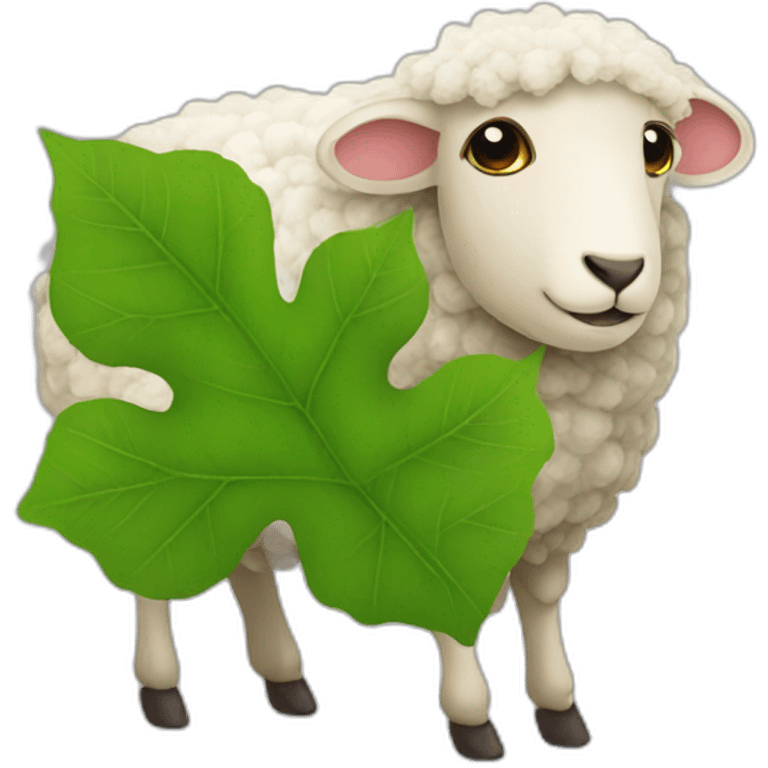 Leaf Sheep emoji