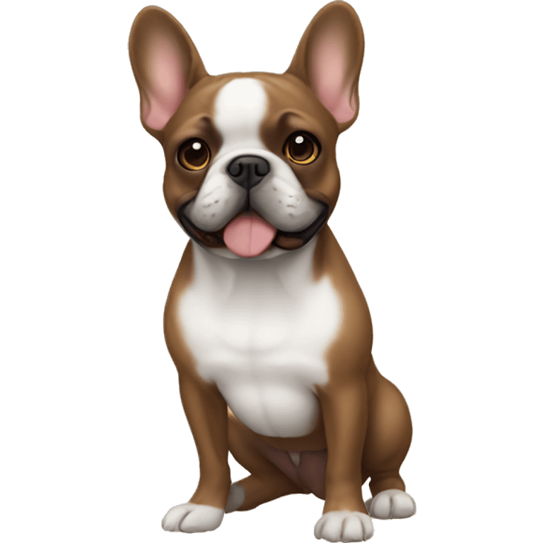 French bulldog is brown emoji