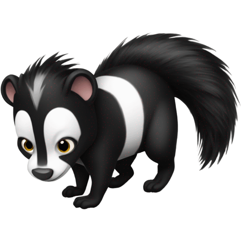 Drunk skunk emoji