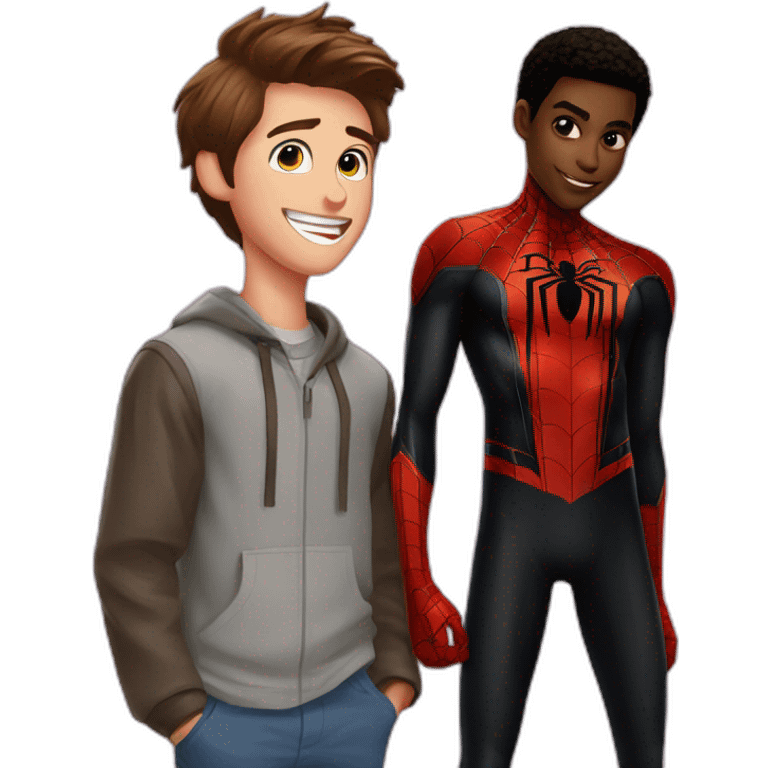 peter parker e miles morales emoji