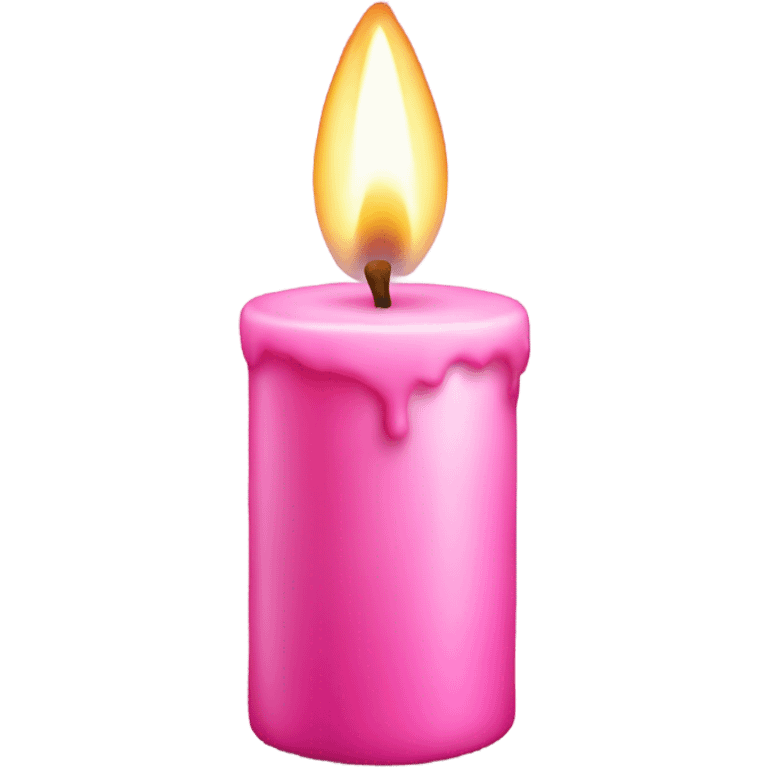 pink candle emoji