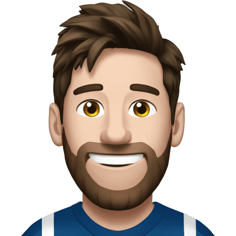 Messi  festejando emoji