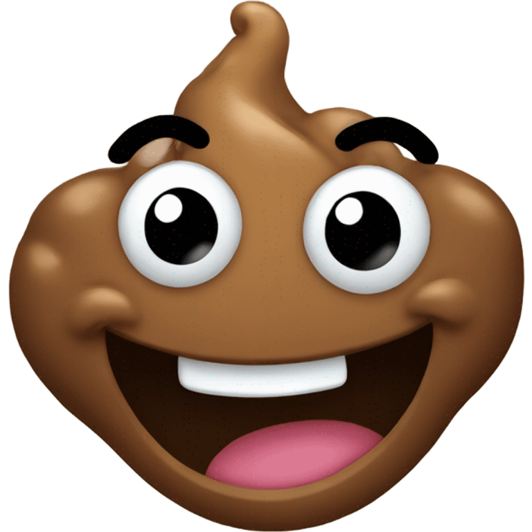 Poop smiling emoji