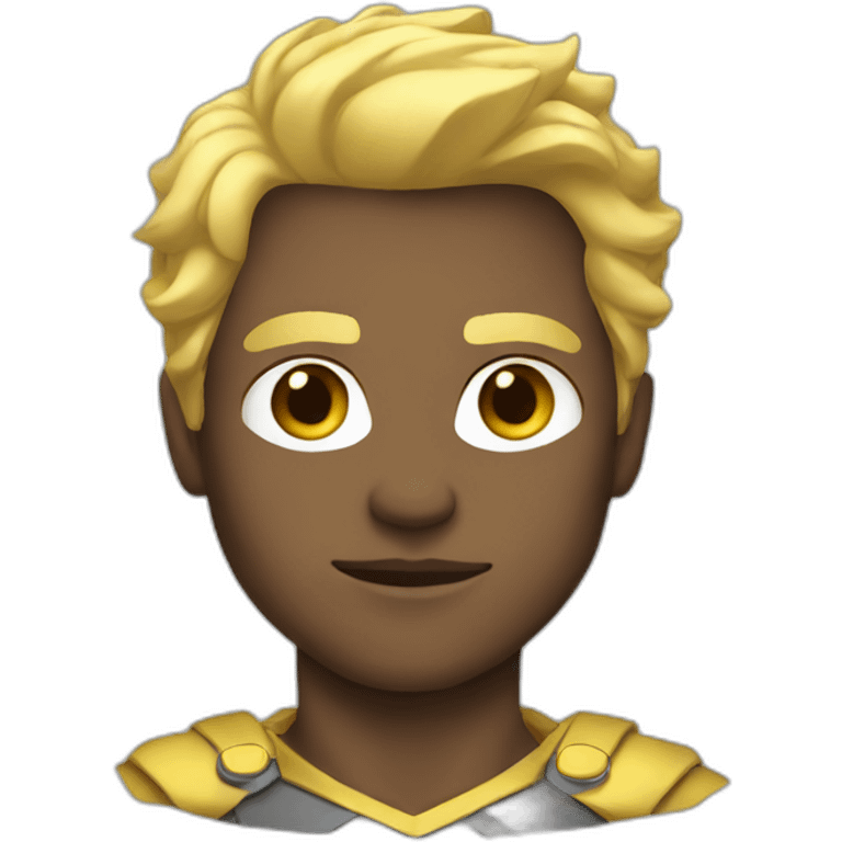 superhero with blonde hair emoji