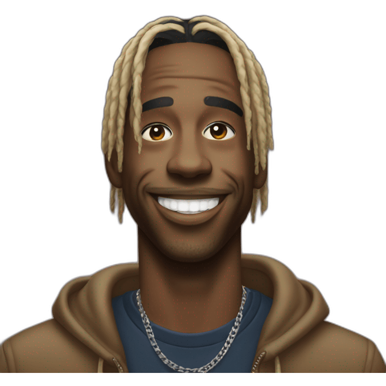 Travis scott smiling emoji