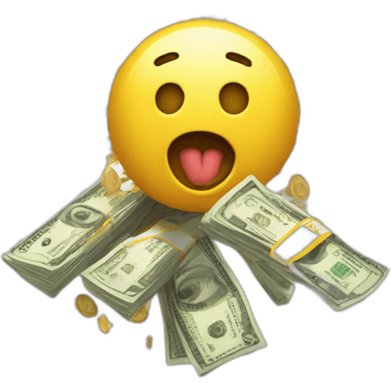 money exploding emoji