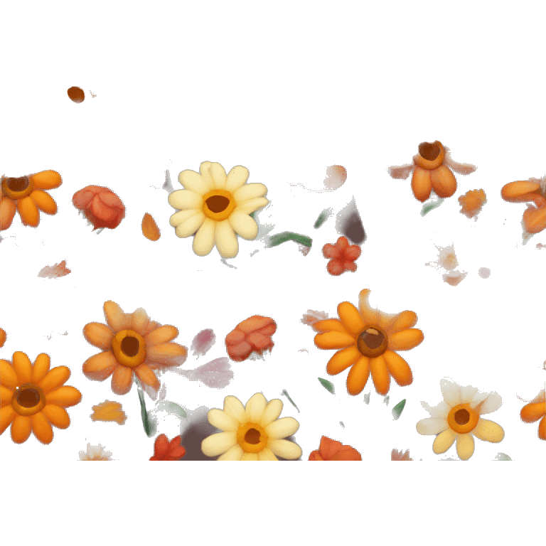 Bouquet of autumn flowers emoji