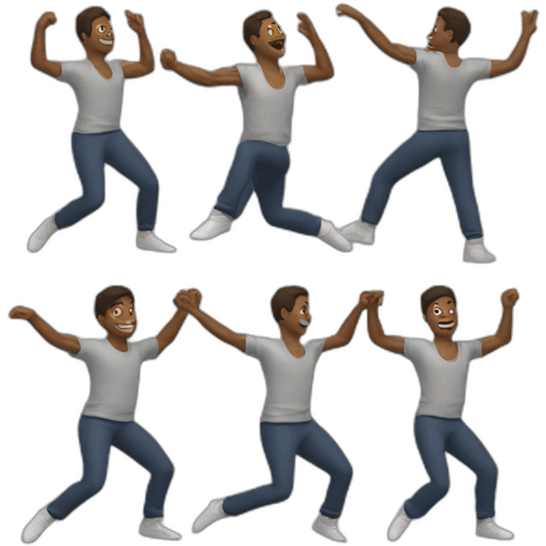 Michel Jordan dance emoji