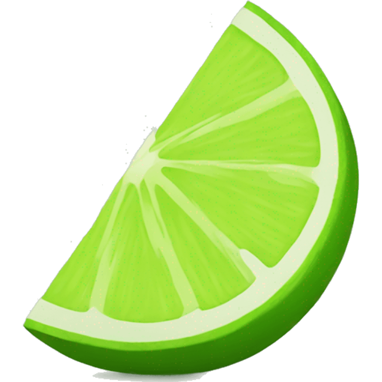 lime wedge emoji