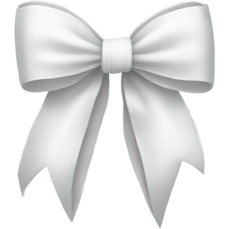 white bow emoji