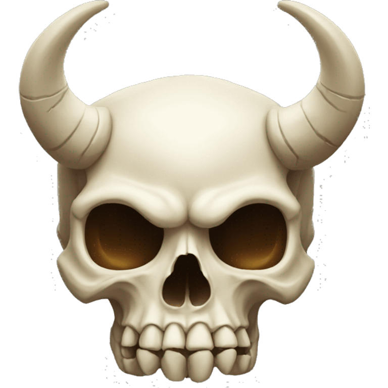 horned skull emoji