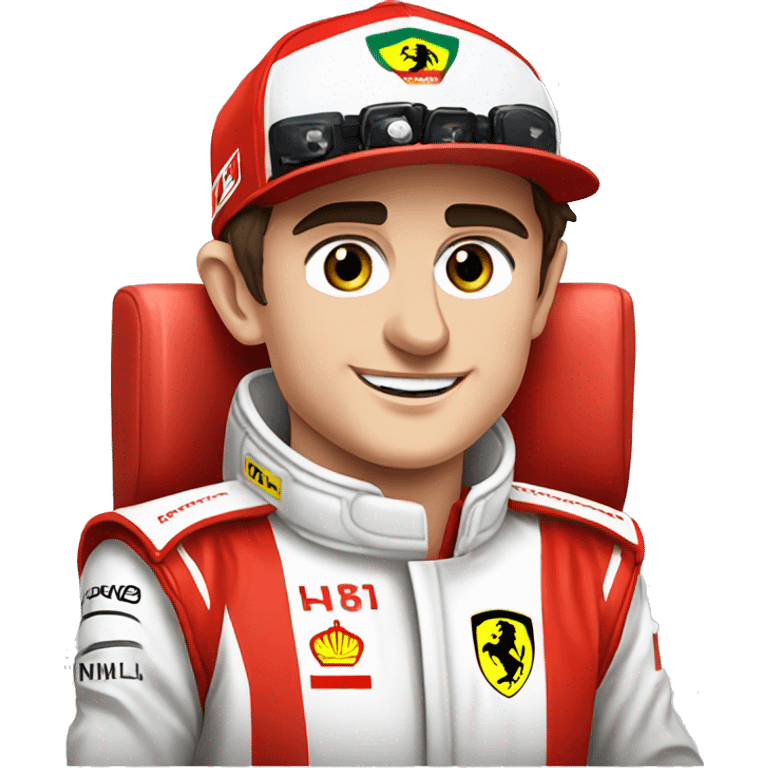 formula 1 ferrari Charles Leclerc emoji