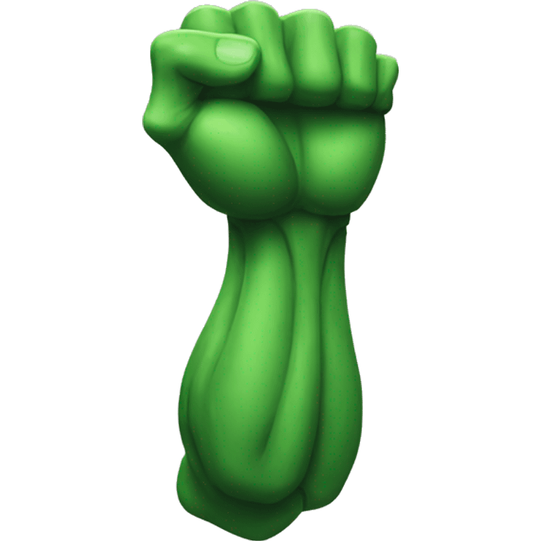 Green muscle arm emoji