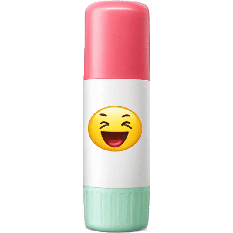 lip balm with label emoji