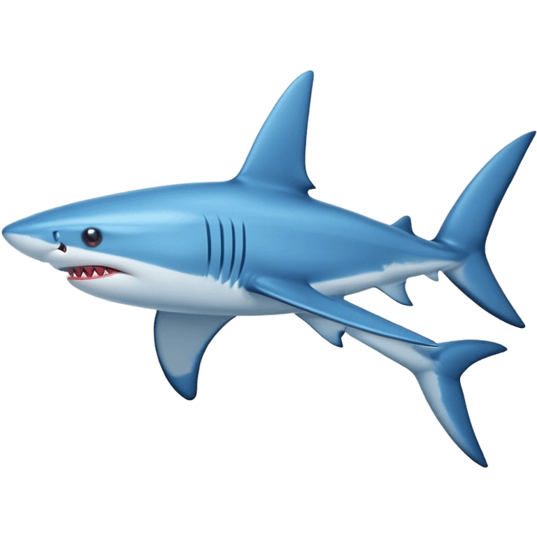 blue shark emoji