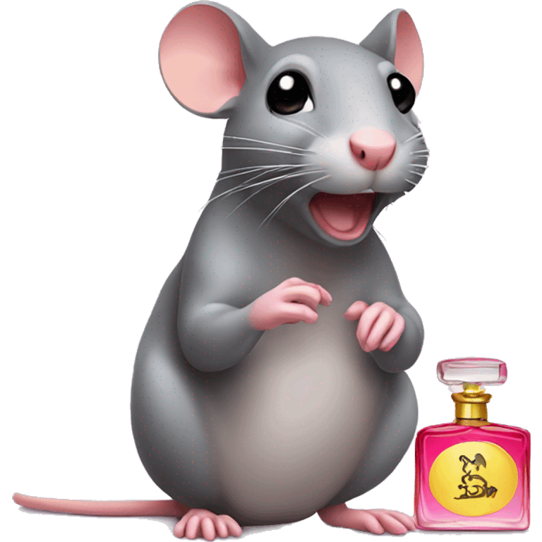 rat with perfume  emoji