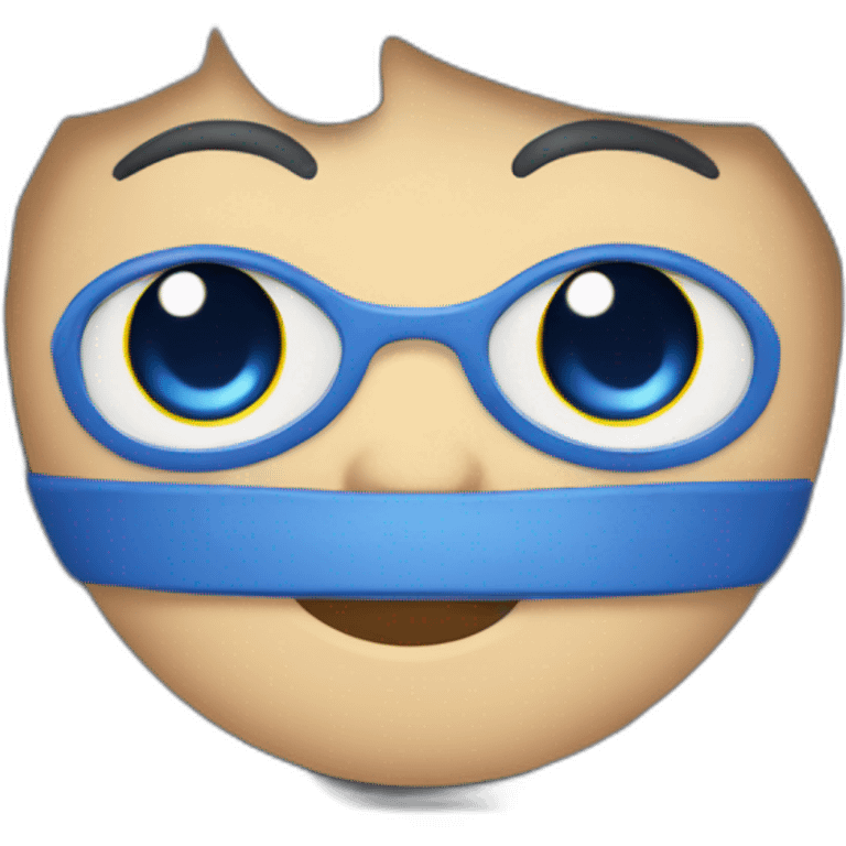 Blue Subaru impreza emoji