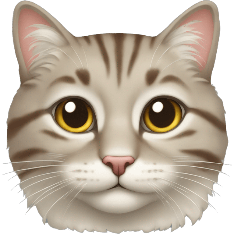 Gatto che dice ostia con un nuvoletta emoji