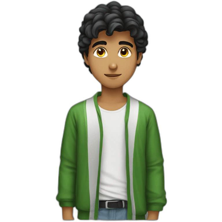 Saudi teenager male emoji