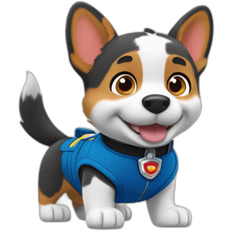 paw patrol corgi emoji