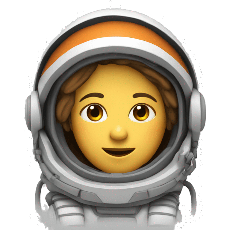 Marjolein met astronaut helm emoji