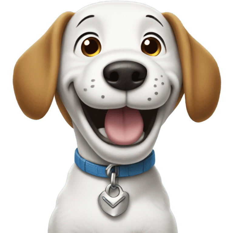 snoopy dog smiling emoji