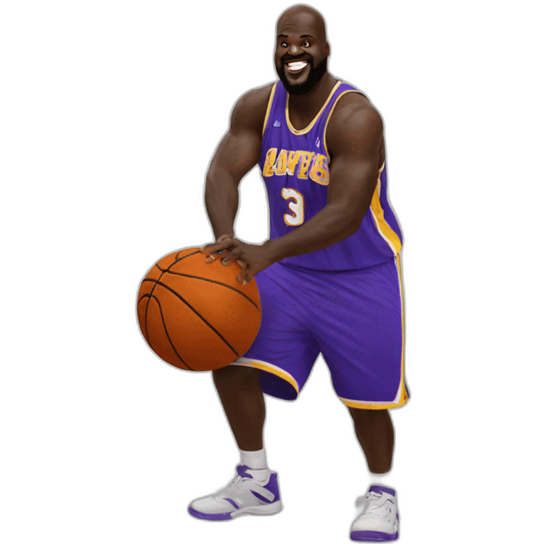 shaq spinning basketball emoji