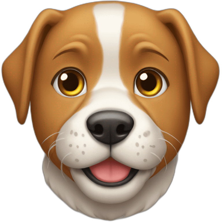 perro con cara de gato emoji