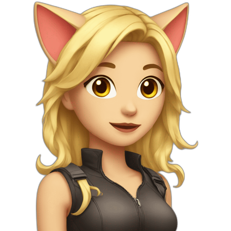 hot catgirl emoji