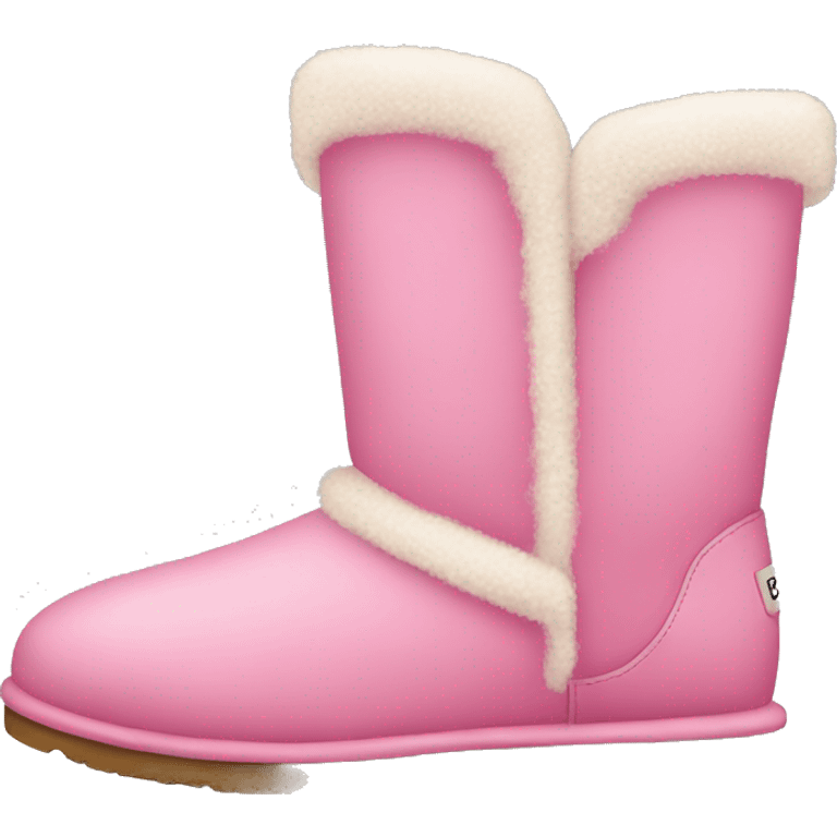 pink pair of uggs emoji